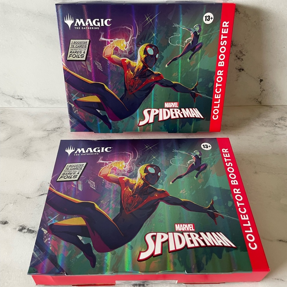 Magic The Gathering Marvel Spider-Man Collector Booster SEALED (qty. 2)